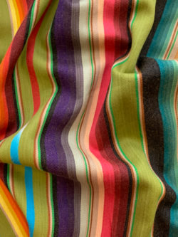 Santa Fe Yarn Dyed Cotton Stripe - Fiesta