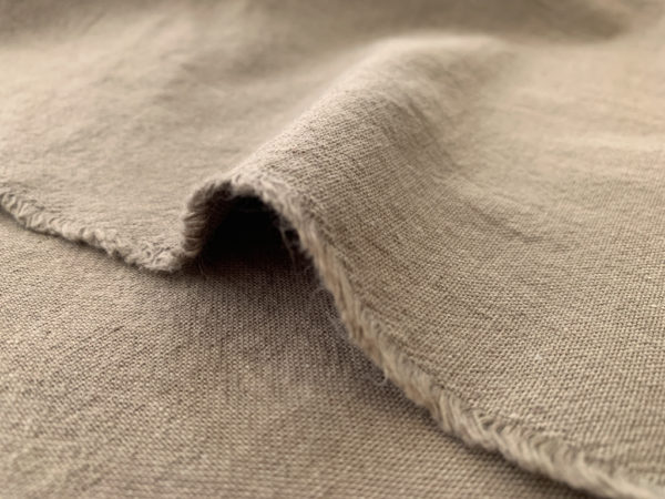 Japanese Cotton/Linen Shirting - Sand