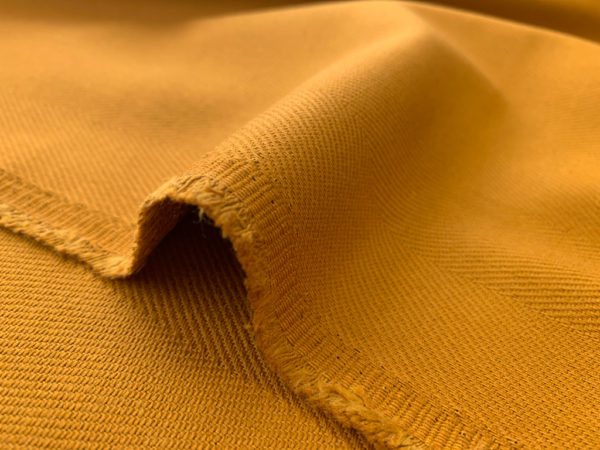 Japanese Cotton Herringbone Canvas - Goldenrod