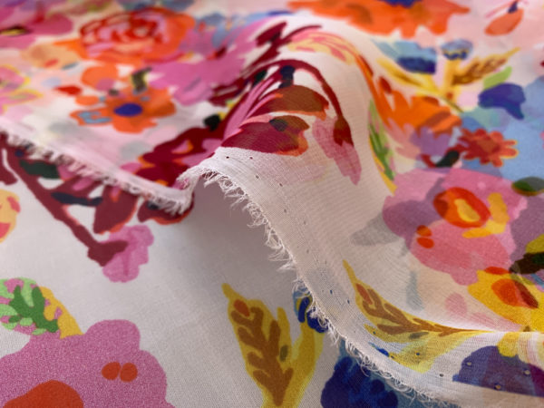 Milly - Silk Chiffon - Candy Floral