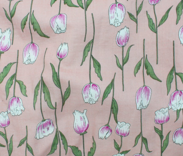 Tulips Cotton/Rayon Voile – Pink