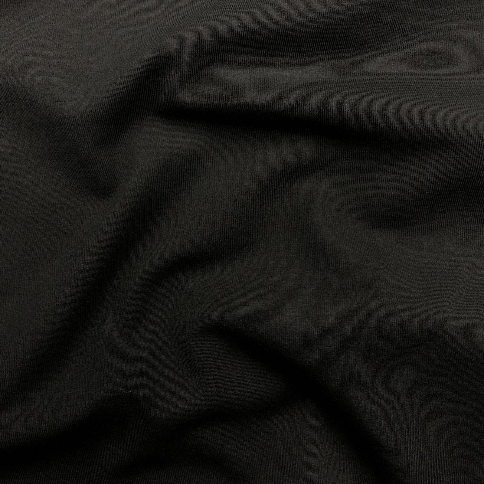 Yoga Cloth - Cotton/Spandex Knit - Black - Stonemountain