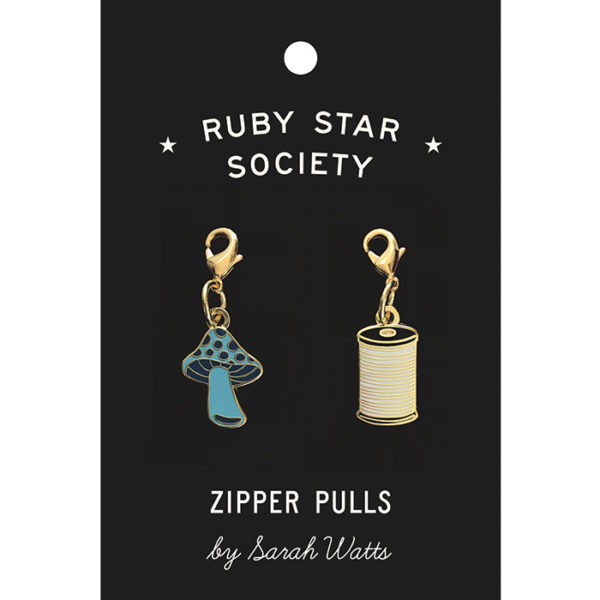 Ruby Star Society - Spool & Mushroom - Zipper Pulls