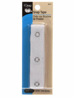 Dritz Snap Tape - White