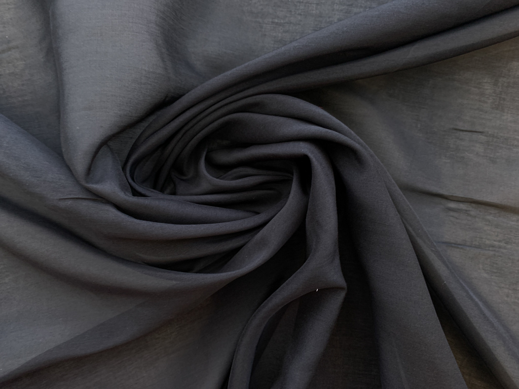 Cotton Voile Fabric - Black-17 / Yard Many Colors Available