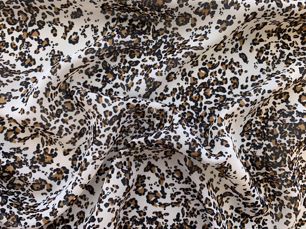 Cotton Spandex Ribbed leopard pattern fabric – THE INNK FABRIC