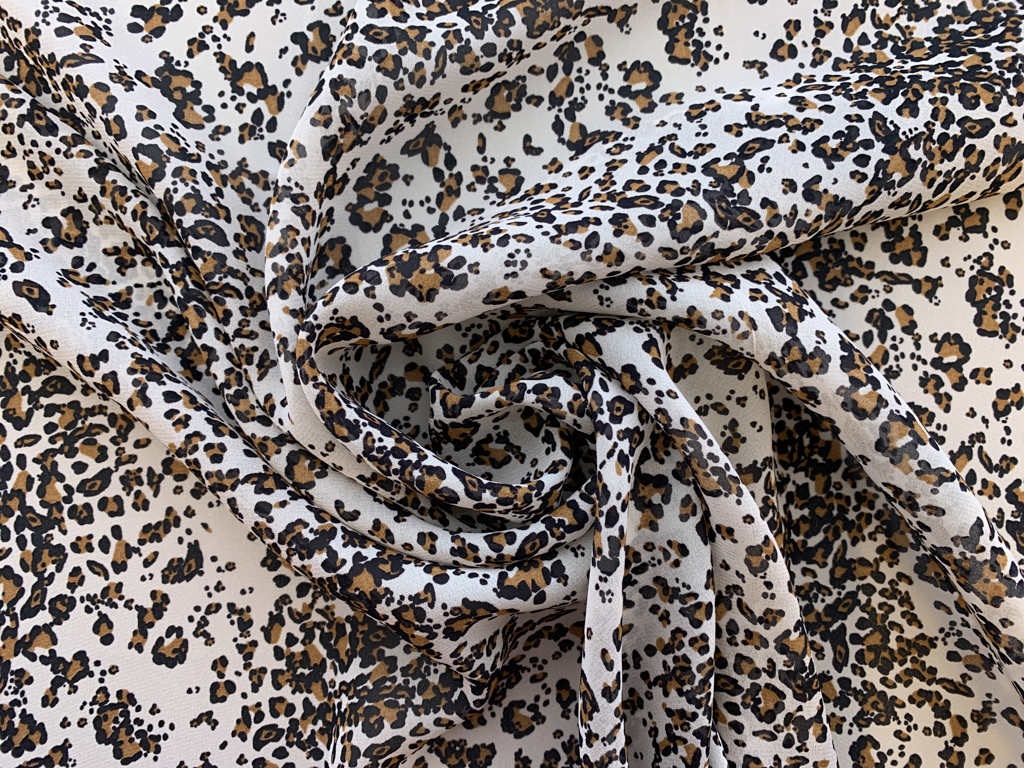 Cotton Spandex Ribbed leopard pattern fabric – THE INNK FABRIC