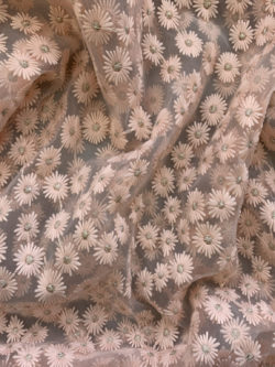 LV Classic Monogram Tulle Fabrics 3 Colors Options YXFZ918 Quality Mesh  Lace
