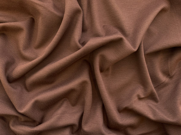 Heavy Rayon/Nylon/Spandex Ponte - Chocolate