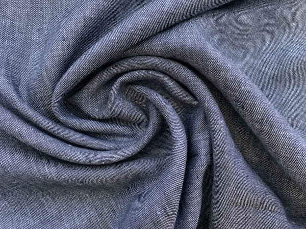 Yarn Dyed Two-Tone Linen Twill - Pumpkin