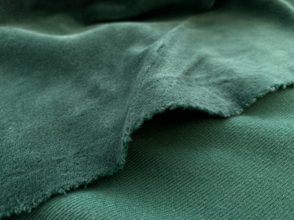 Stretch Velour - Dark Green