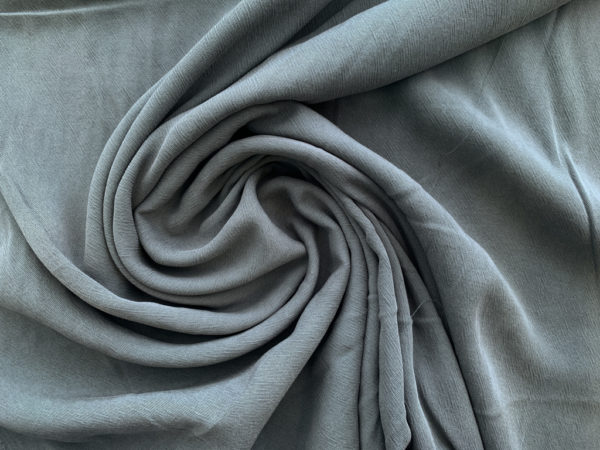 Sueded Tencel/Viscose Crepe - Slate