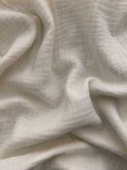 Zola Organic Cotton Double Gauze - Ivory