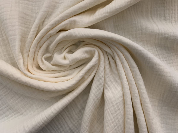 Zola Organic Cotton Double Gauze - Ivory