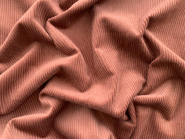 8 Wale Cotton/Spandex Corduroy - Pecan