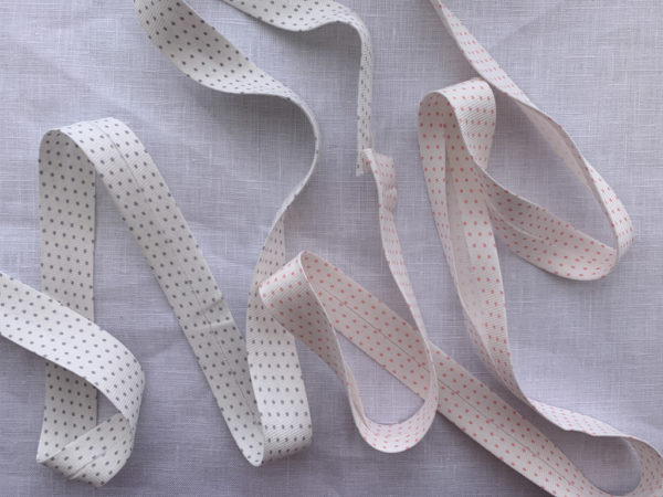 Organic Cotton Bias Tape - Polka Dot - 20mm