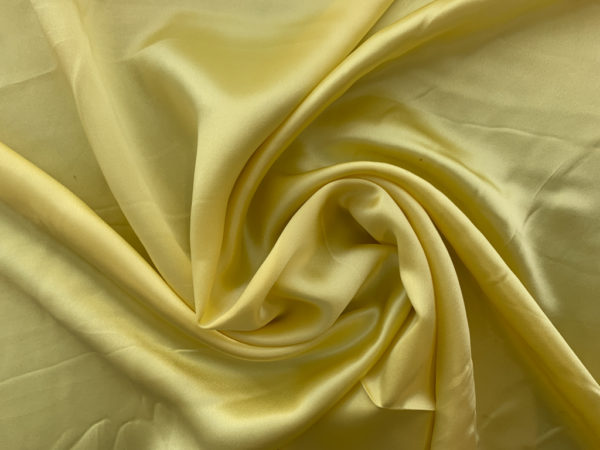 Designer Deadstock – Silk Charmeuse – Canary