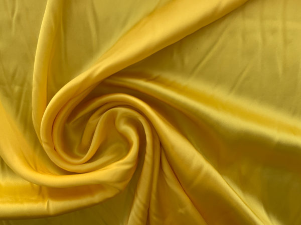 Designer Deadstock – Silk Charmeuse – Lemon