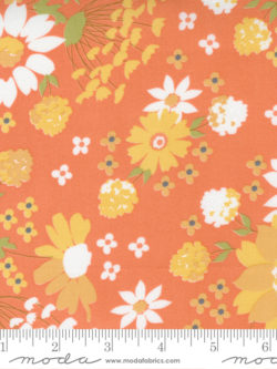 Quilting Cotton - Cozy Up – Harvest Floral – Cinnamon