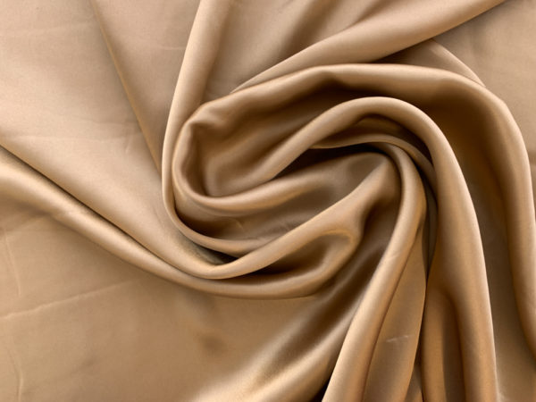 Designer Deadstock – Silk Charmeuse – Sand