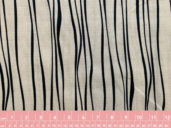 Japanese Cotton Dobby - Zebra Reeds