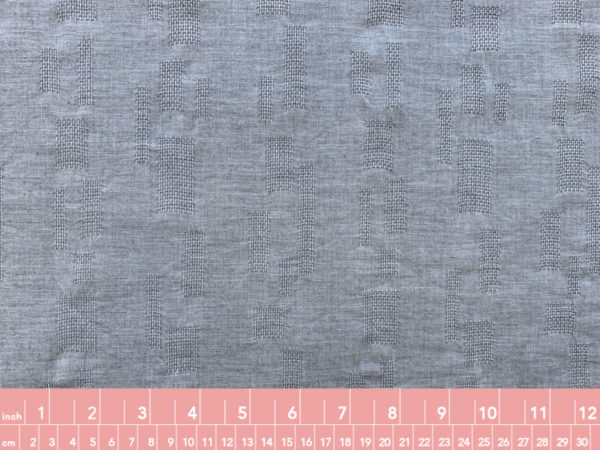 Japanese Yarn Dyed Cotton Jacquard - Taupe Checker