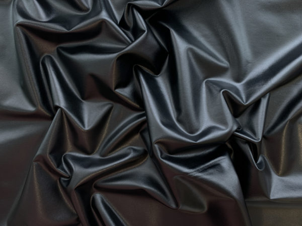 Faux Polyester Leather - Black