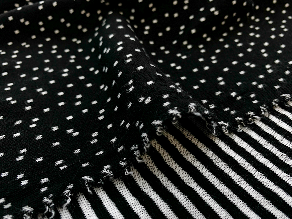 POLKA DOT SHIRT - Ecru / Black