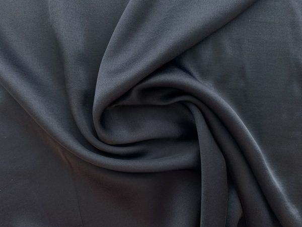 Viscose/Rayon Satin - Black