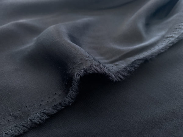 Viscose/Rayon Satin - Black