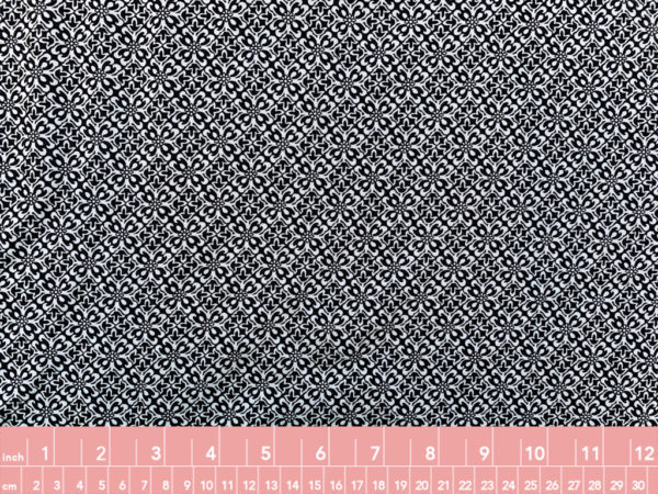 Designer Deadstock - Rayon Challis – Floral Doily