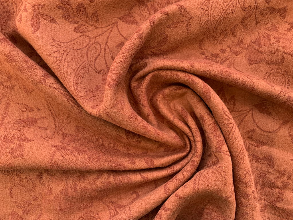 Orange Paisley Poly/Viscose Lining – Yorkshire Fabric