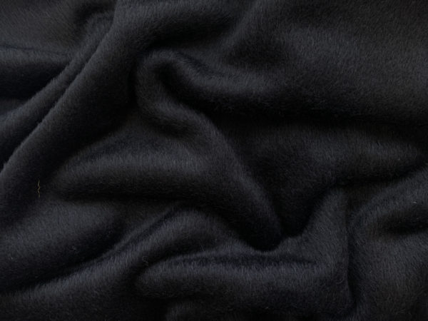 Designer Deadstock - Italian Wool Coating - Black