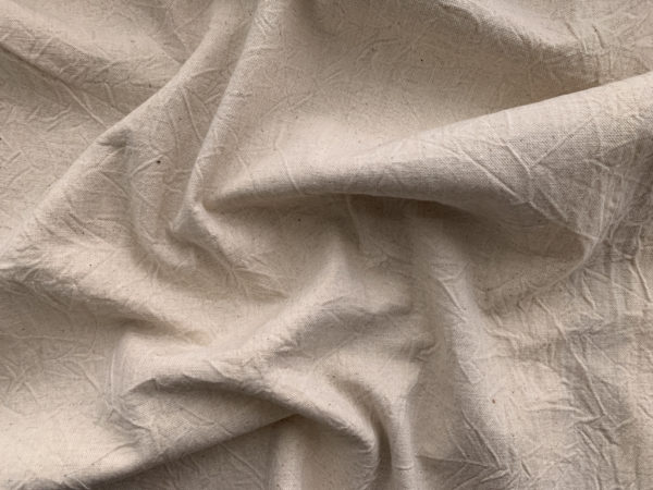 Japanese Cotton/Linen Crinkle Canvas - Natural