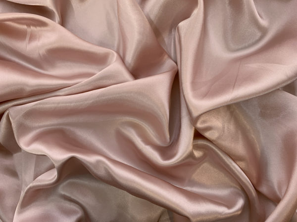 Designer Deadstock - Polyester Satin - Ballet Pink