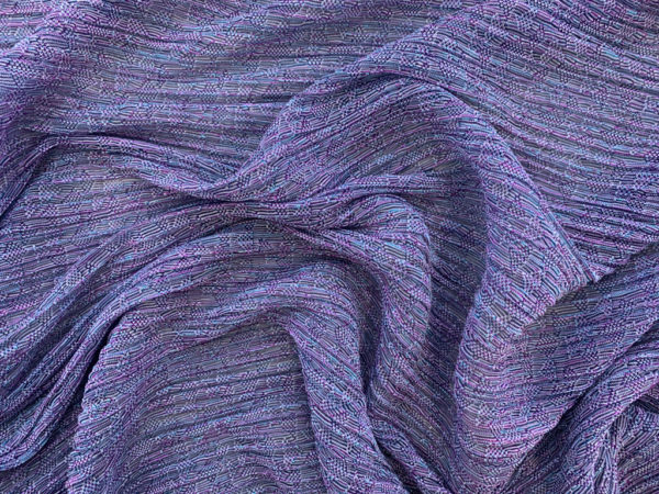 Designer Deadstock – Pleated Jacquard Knit – Purple