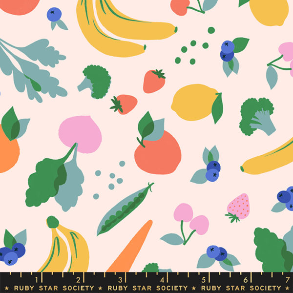 Quilting Cotton - Food Group – Eat Your Veggies – Ballet