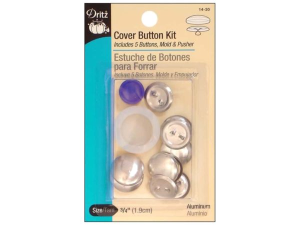 Cover Button Kit 3/4"