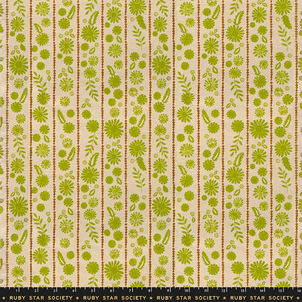 Warp & Weft Cotton Wovens - Daisy Toweling - Zest