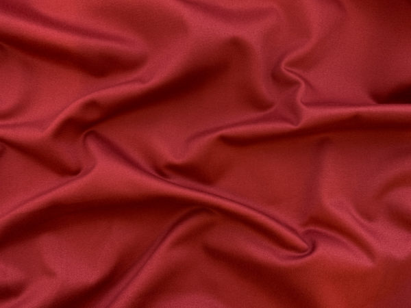 Designer Deadstock – Fine Cotton Twill – Cranberry