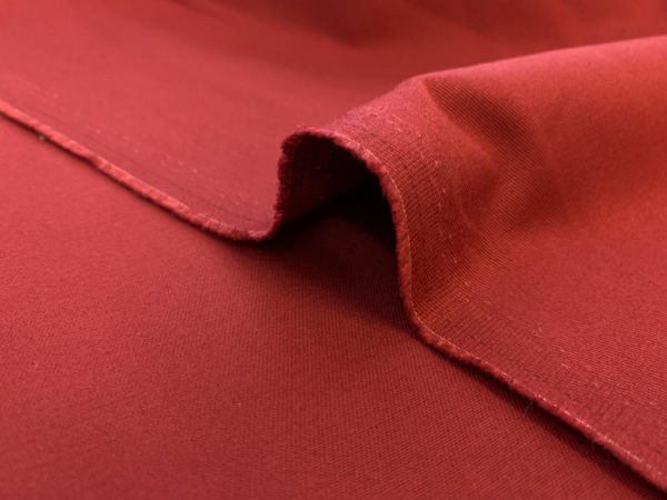 Designer Deadstock – Fine Cotton Twill – Cranberry