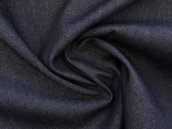 Designer Deadstock – Cotton/Spandex Denim – Dark Indigo