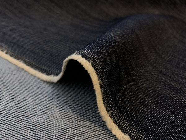 Designer Deadstock - Cotton/Spandex Denim - Deep Indigo