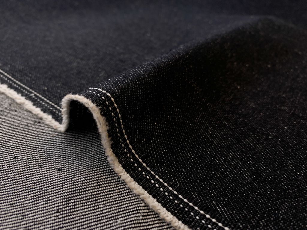 Designer Deadstock - Cotton Denim - Dark Indigo - Stonemountain