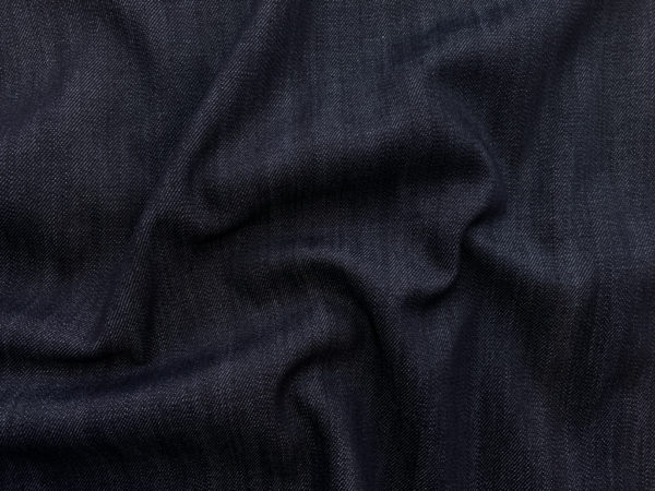 Designer Deadstock - Cotton Denim - Dark Blue