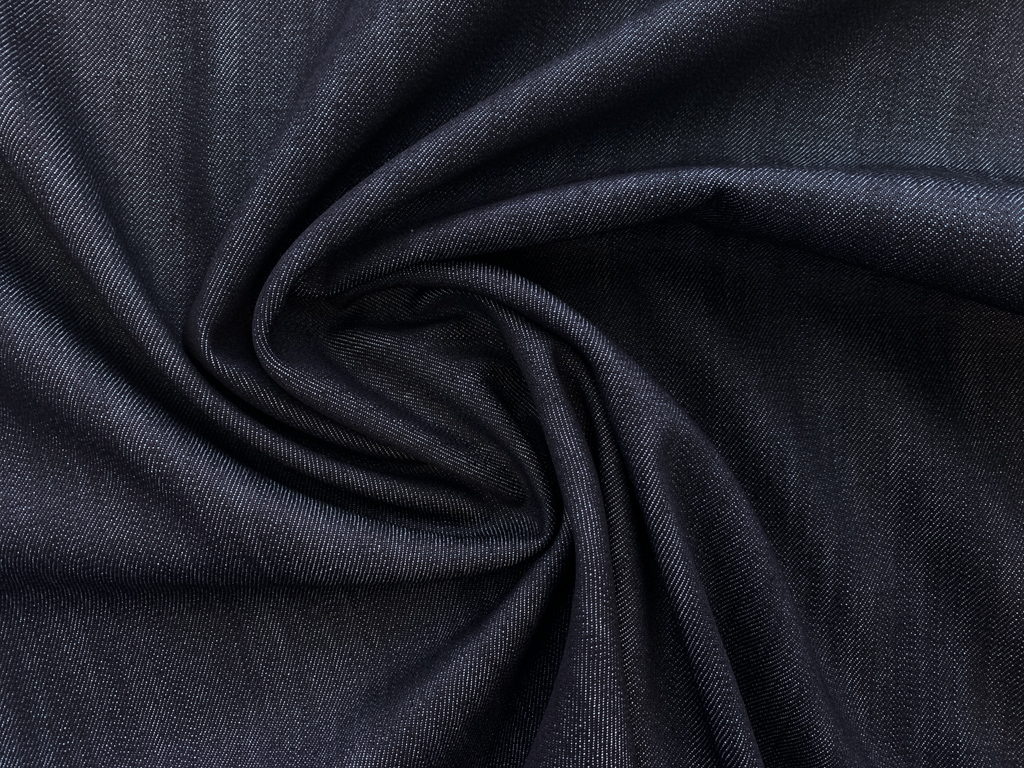Designer Deadstock - Cotton Denim - Dark Blue - Stonemountain ...