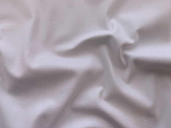 Designer Deadstock - Cotton/Spandex Twill - White