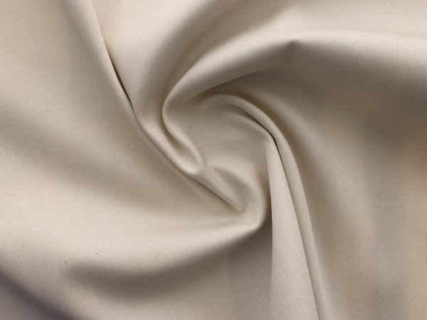 Designer Deadstock - Cotton/Spandex Twill - Natural