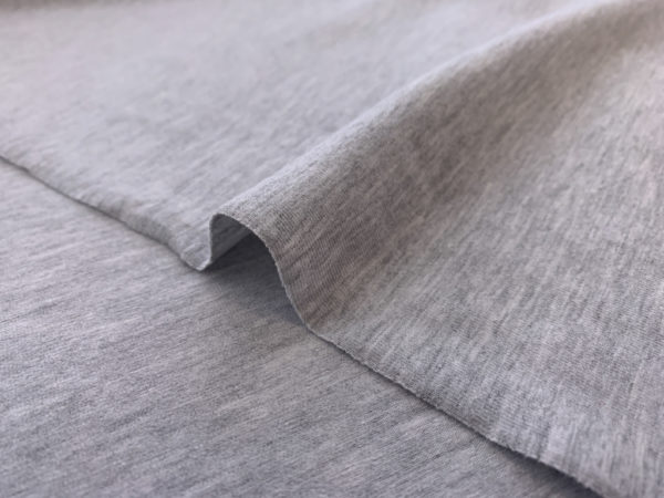 Designer Deadstock - Cotton/Rayon Knit - Light Grey