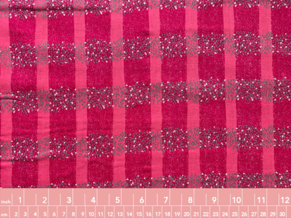 Japanese Cotton Double Gauze – Echino - Pink Plaid